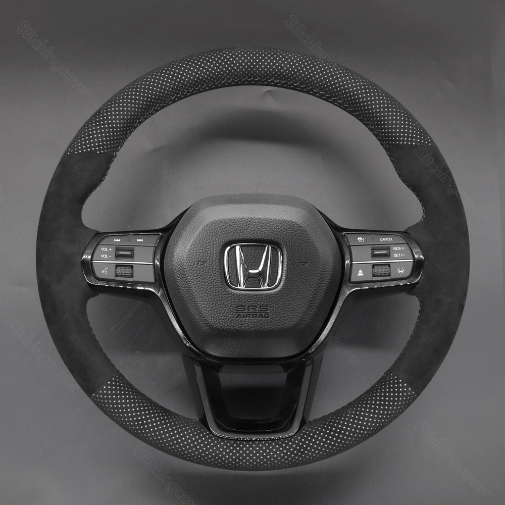Steering Wheel Cover for Honda Civic Type R FL5 11th Si LX HRV ZRV Accord 2022 2023 2024