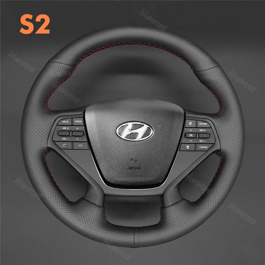 Steering Wheel Cover for Hyundai Sonata 2015-2019