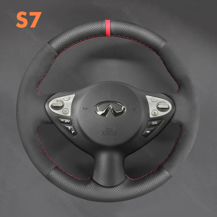 Steering Wheel Cover for Infiniti FX35 FX37 FX50 QX70 2009-2015