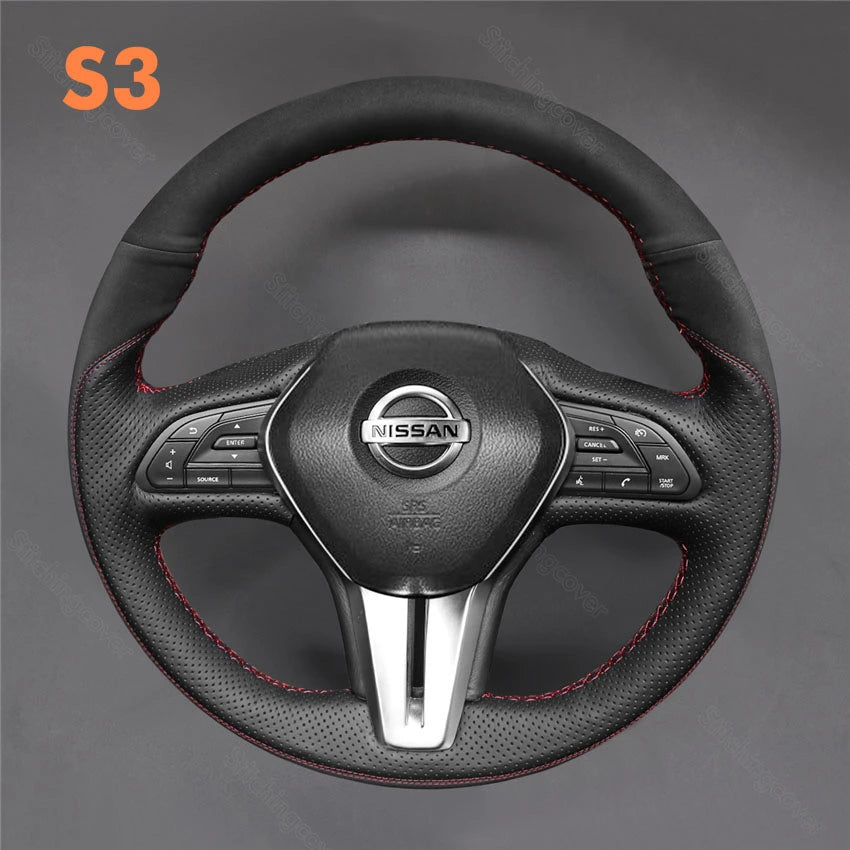 Steering Wheel Cover for Infiniti Q50 Q55 Q60 QX50 QX55 2017-2022