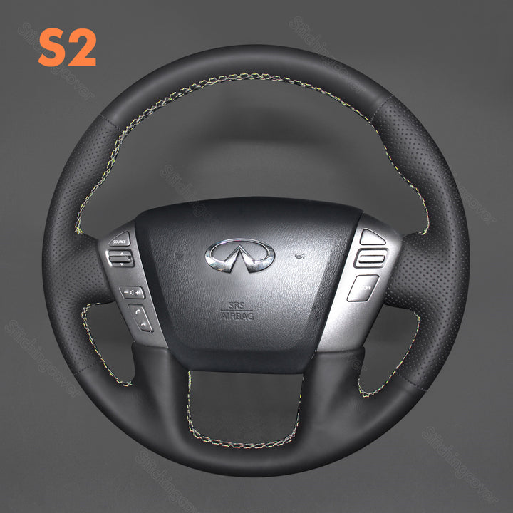 Steering Wheel Cover for Infiniti QX56 QX80 2011-2019