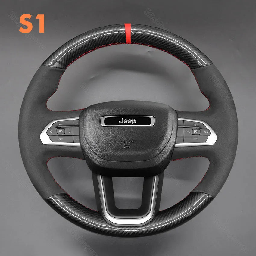 Steering Wheel Cover for Jeep Compass II(MP) 2021 2022 2023 2024