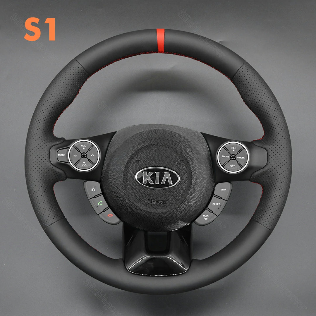 Steering Wheel Cover for Kia Soul 2014-2019