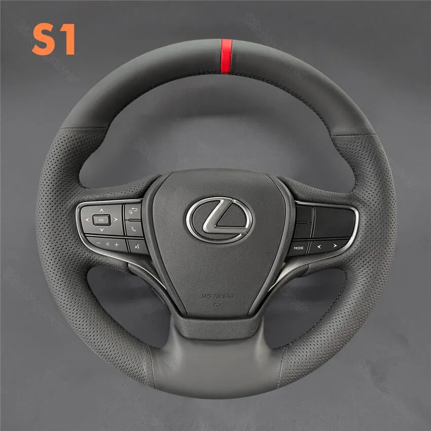 Steering Wheel Cover for Lexus UX260h ES200 ES300h LS350 2018-2021Steering Wheel Cover for Lexus UX200 UX250 UX260h ES200 ES300h ES350 LS350 LS500 2018-2024