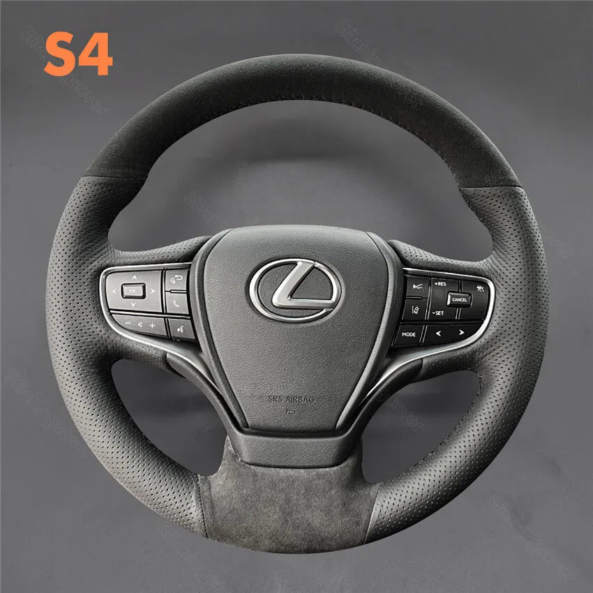 Steering Wheel Cover for Lexus UX200 UX250 UX260h ES200 ES300h ES350 LS350 LS500 2018-2024