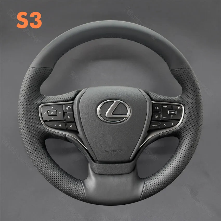 Steering Wheel Cover for Lexus UX200 UX250 UX260h ES200 ES300h ES350 LS350 LS500 2018-2024