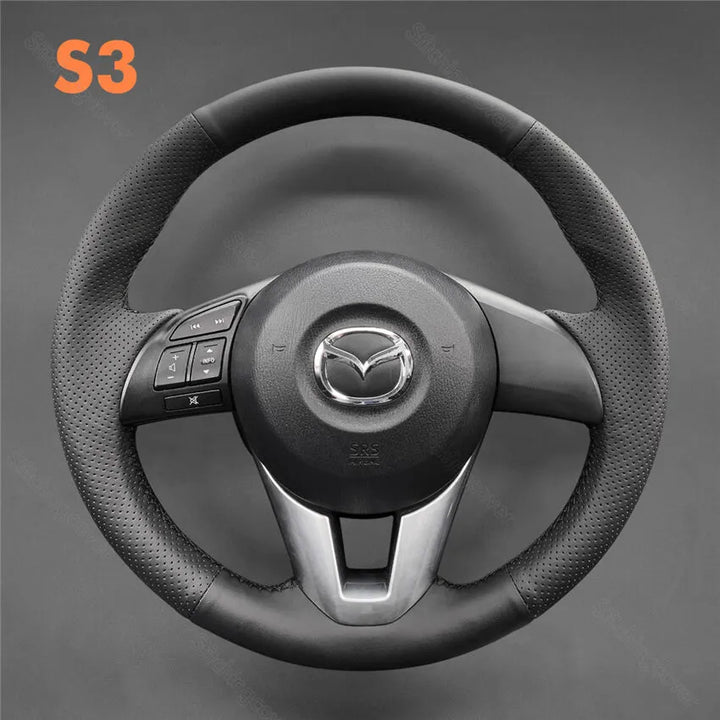 Steering Wheel Cover for Mazda 2 3 Axela 6 Atenza CX3 CX5