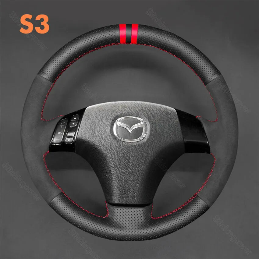 Steering Wheel Cover for Mazda 3 Axela 5 6 Atenza