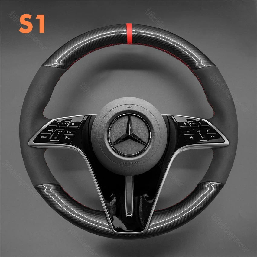 Steering Wheel Cover for Mercedes-Benz CLS-Class E-Class EQS 2020-2023