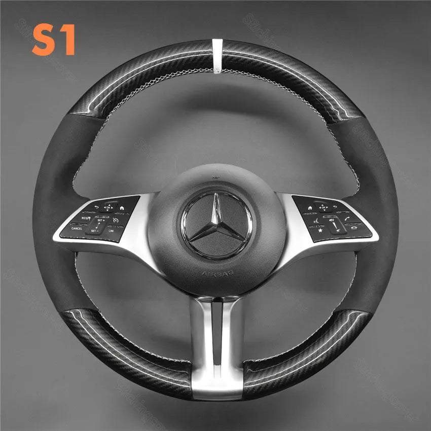 Steering Wheel Cover for Mercedes-Benz CLS-Class E-Class EQS 2021-2023