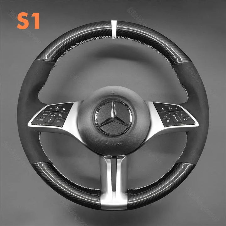Steering Wheel Cover for Mercedes-Benz CLS-Class E-Class EQS 2021-2023