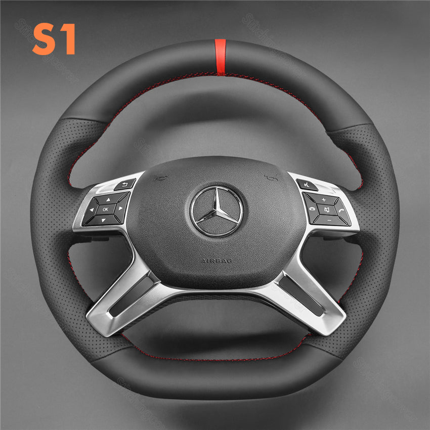 Steering Wheel Cover for Mercedes-Benz ML G GL 63 G 65 AMG G-Class 2012-2018