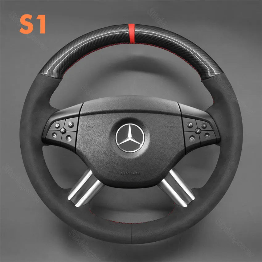 Steering Wheel Cover for Mercedes Benz B180 B200 ML63 W245 GL-Class X164 M-Class 2005-2011