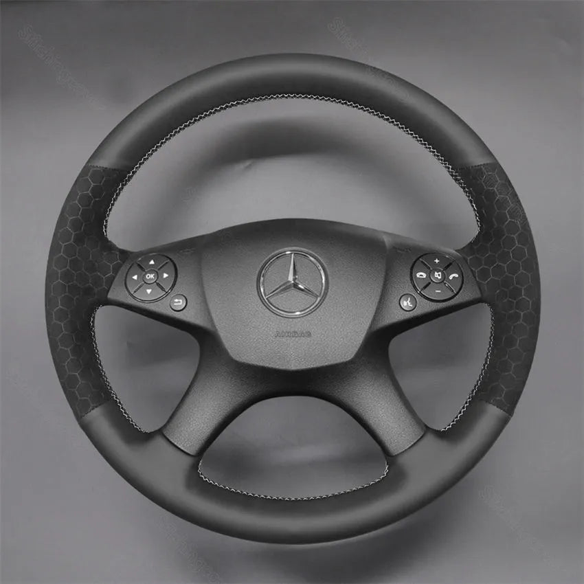 Steering Wheel Cover for Mercedes benz W204 C280 C230 C180 C260 C200 C300