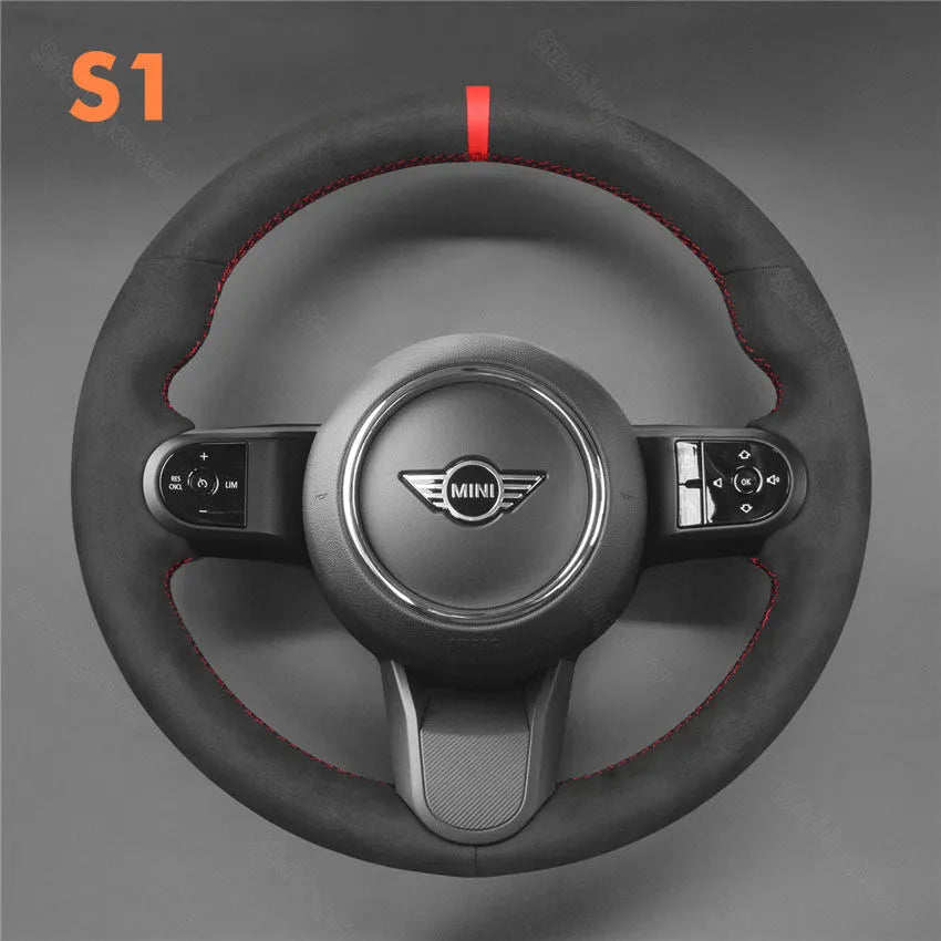 Steering Wheel Cover for Mini Cooper 2024 | Stitchingcover