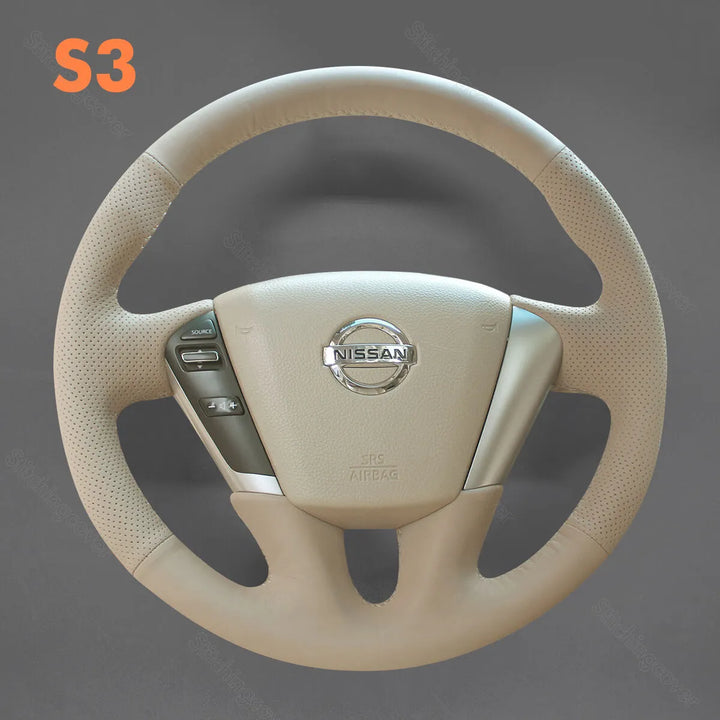 Steering Wheel Cover for Nissan Elgrand E52 Maxima Teana 2008-2013