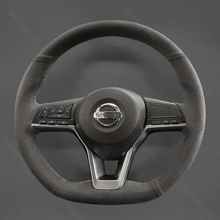 Steering Wheel Cover for Nissan Kicks Rogue Sentra Altima Qashqai X-Trail Juke Leaf Micra Note Versa 2019-2021