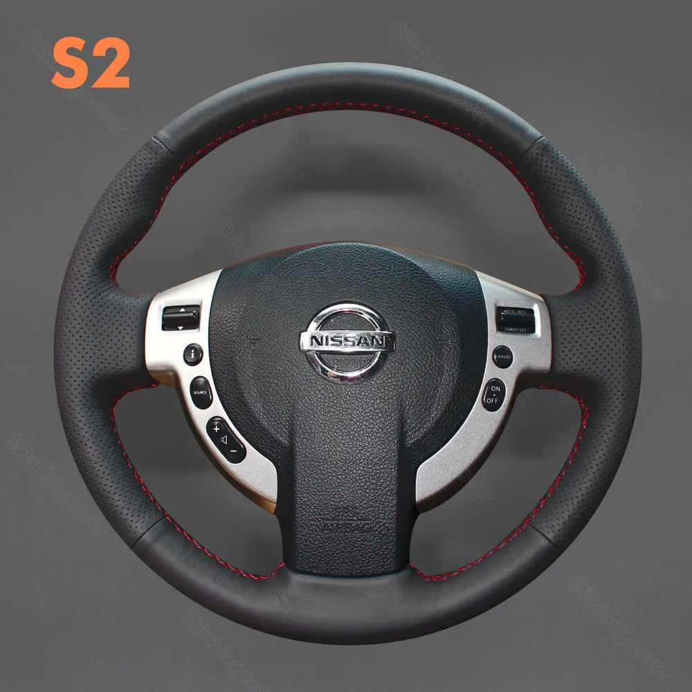 Steering Wheel Cover for Nissan NV200 Evalia Qashqai X-Trail Serena Rogue Sentra 2006-2013