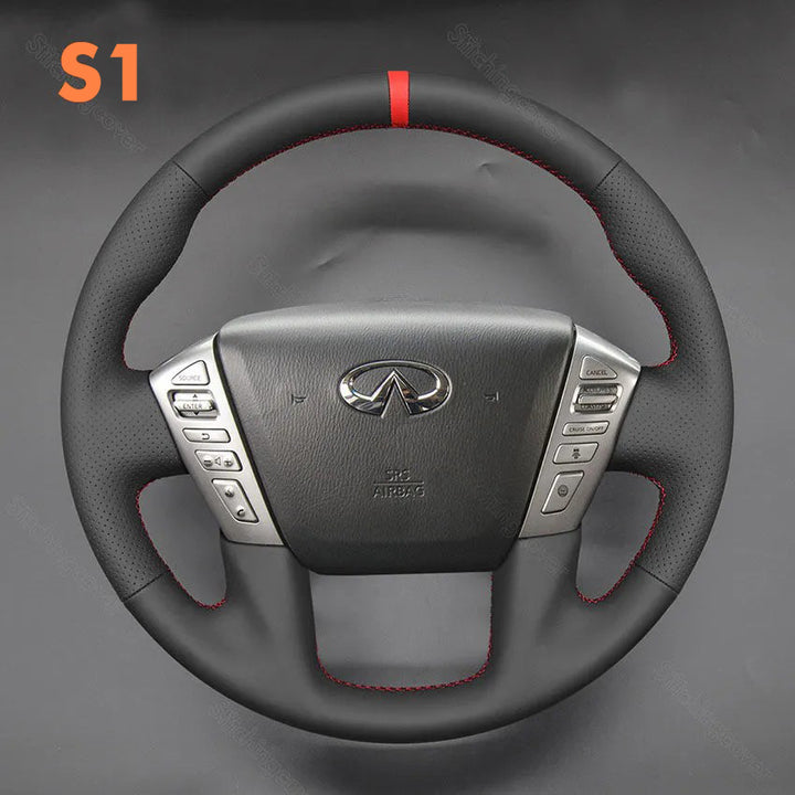 Steering Wheel Cover for Infiniti QX56 QX80 2011-2019