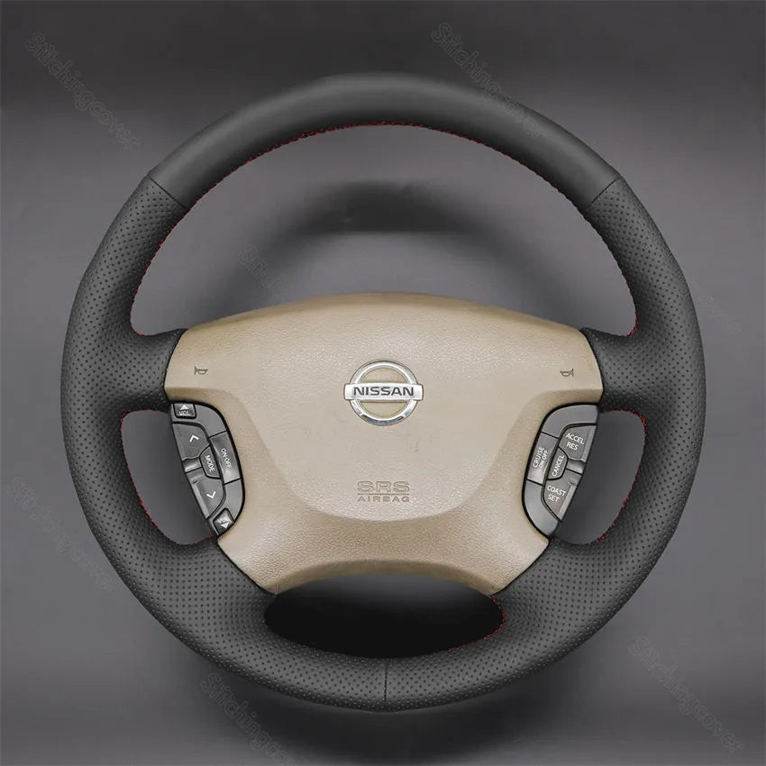 Steering Wheel Cover for Nissan Patrol Y61 1997-2014 Maxima 2000-2003