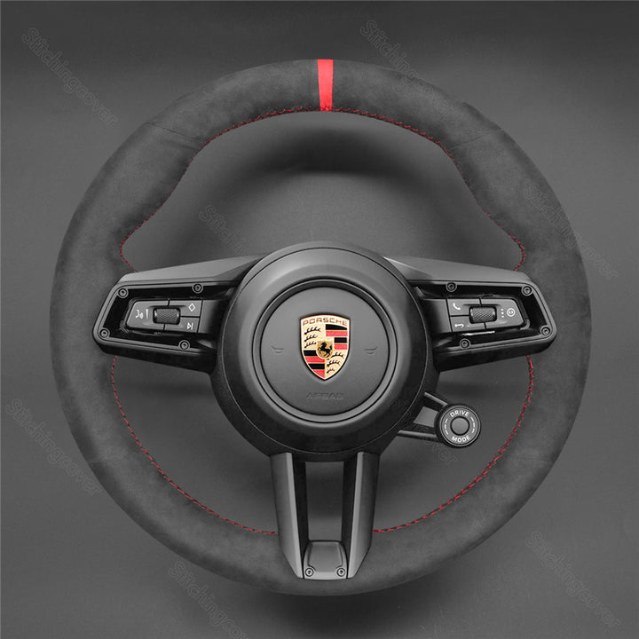 Steering Wheel Cover for Porsche Macan Panamera Taycan 911 2019-2023