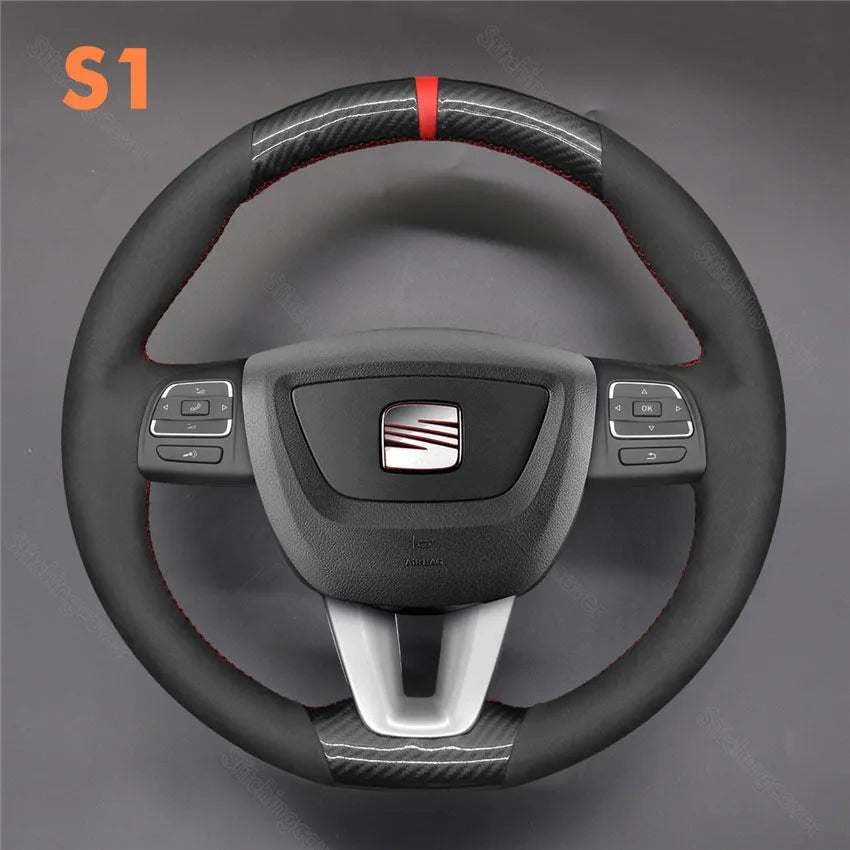 Steering Wheel Cover for SEAT Leon Alhambra Toledo Altea 2009-2012