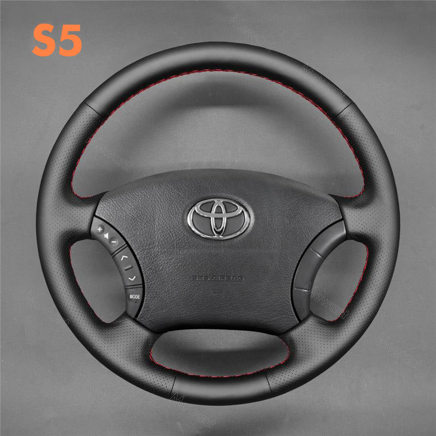 Steering Wheel Cover for Toyota Camry Highlander Sequoia Sienna Tacoma Tundra 4Runner Land Cruiser Prado SR5 2004-2011