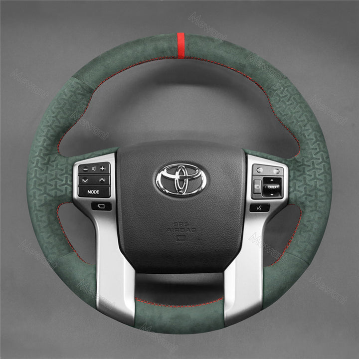 Steering Wheel Cover for Toyota Land Cruiser Prado Tacoma Tundra Sequoia 4Runner 2010-2023