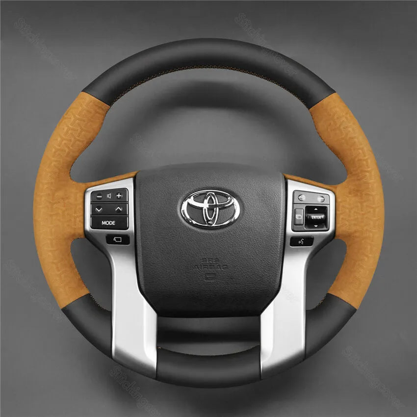Steering Wheel Cover for Toyota Land Cruiser PradoTacoma Tundra Sequoia 4Runner 2010-2020