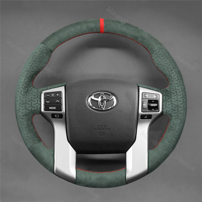Embossed & Backed Alcantara Steering Wheel Cover