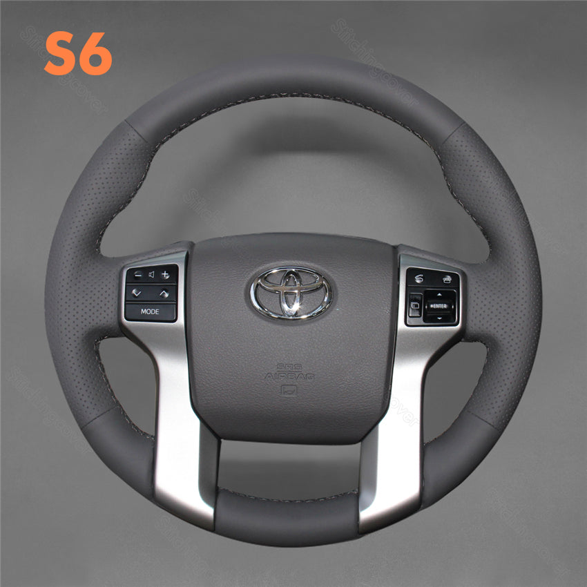 Steering Wheel Cover for Toyota Land Cruiser Prado Tacoma Tundra Sequoia 4Runner 2010-2023