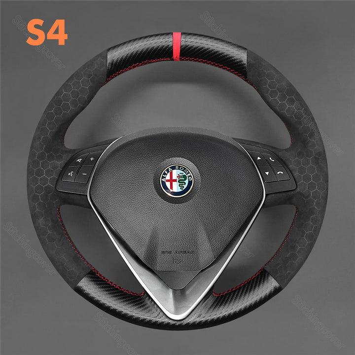 Steering Wheel Cover For Alfa Romeo Giulietta MiTo 2014-2019