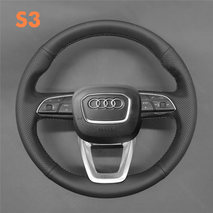 Lenkradbezug für Audi A3 A4 A5 Q3 Q5 Q7 Q8 SQ5
