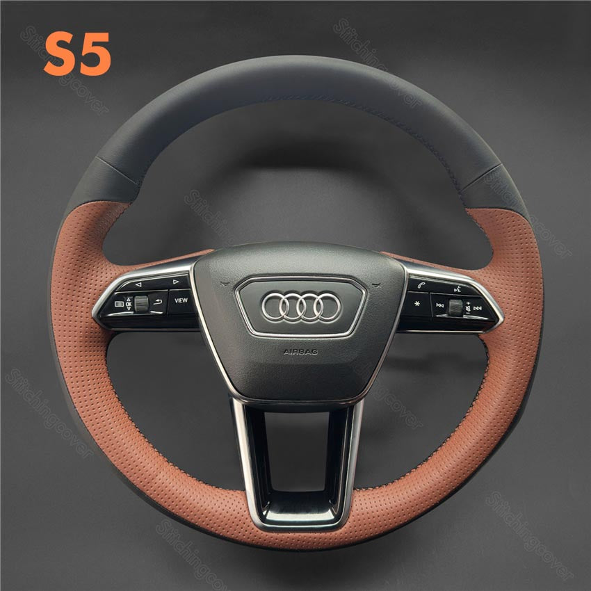 Steering Wheel Cover For Audi A6 A7 2018 2019