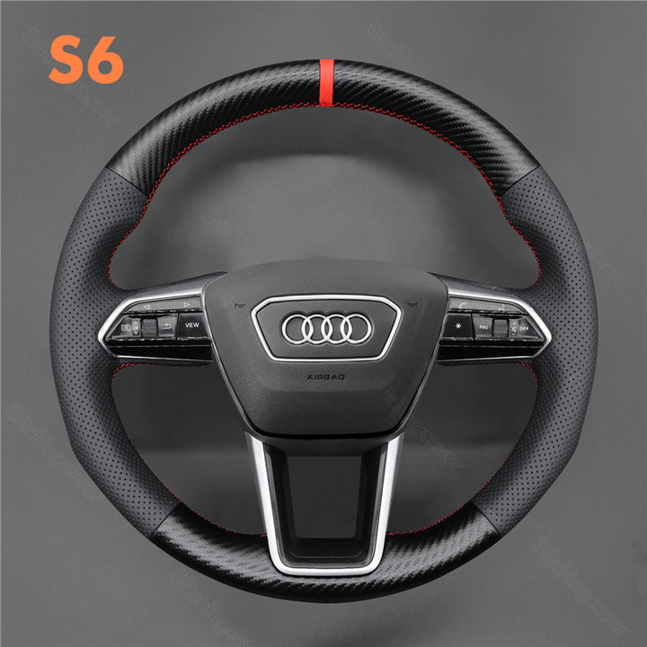 Steering Wheel Cover For Audi A6 A7 2018 2019