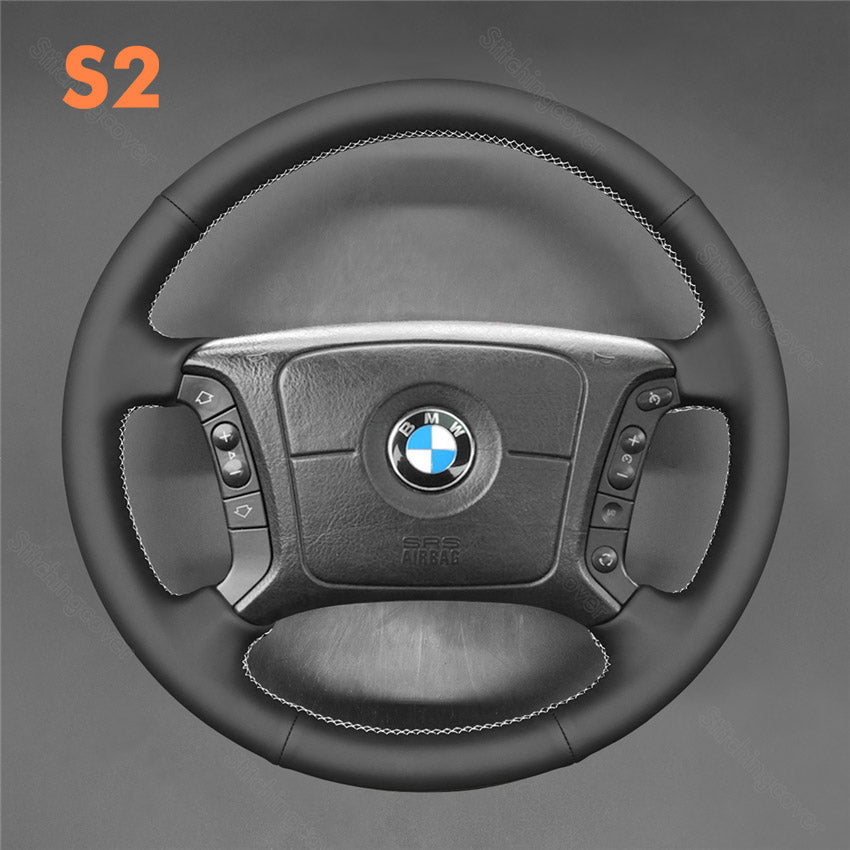 Steering Wheel Cover For BMW E31 E36 E38 E39 E45 E46 E53 E83