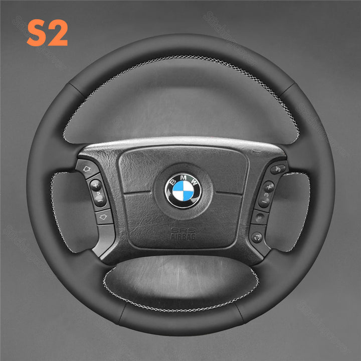Steering Wheel Cover For BMW E31 E36 E38 E39 E45 E46 E53 E83