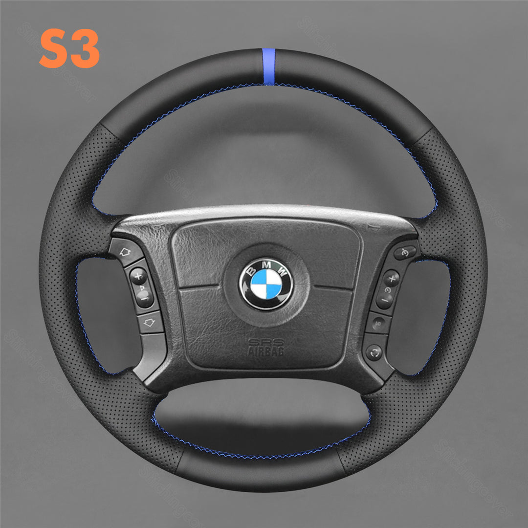 Steering Wheel Cover For BMW E31 E36 E38 E39 E45 E46 E53 E83