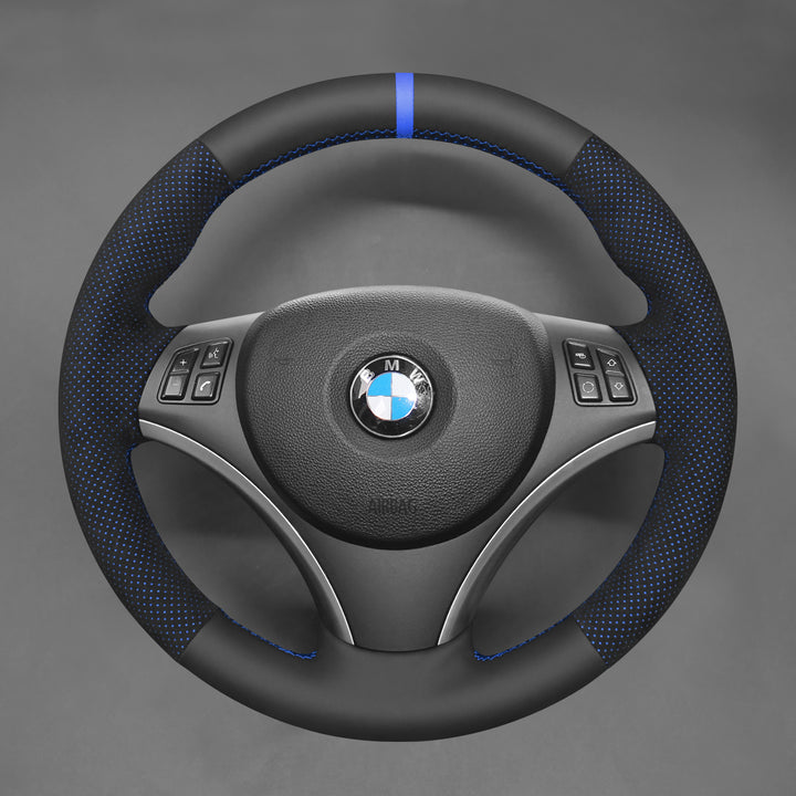 Steering Wheel Cover For BMW E81 E82 E84 E87 E88 E90 E91 E92 E93 335i 2005-2013