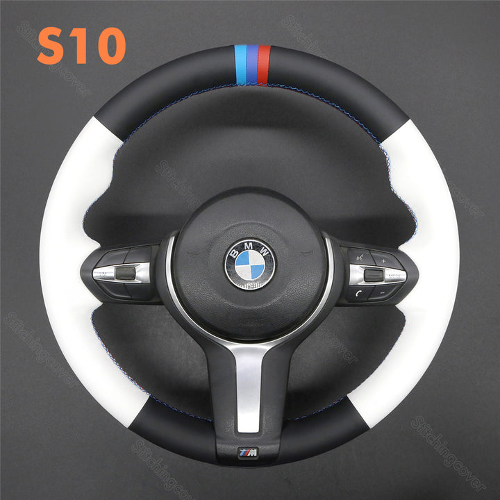 Steering Wheel Cover For BMW F10 F11 F12 F13 F15 F16 F20 F21 F22 F23 F25 F26 F30 F31 F34 F36 F45 328i 330i 428i 430i