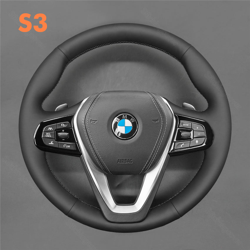 Steering Wheel Cover For BMW i4 G01 G02 G05 G06 G07 G11 G12 G20 G22 G23 G26 G29 G30 G31 G32 F44 2015-2024