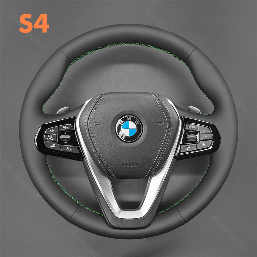 Steering Wheel Cover For BMW i4 G01 G02 G05 G06 G07 G11 G12 G20 G22 G23 G26 G29 G30 G31 G32 F44 2015-2024