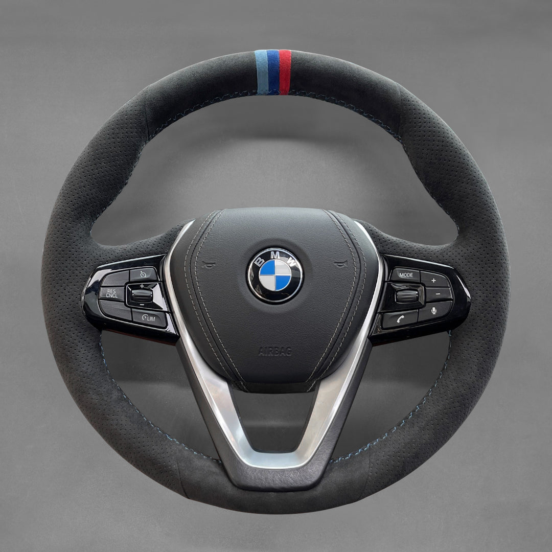 Steering Wheel Cover For BMW i4 G01 G02 G05 G06 G07 G11 G12 G20 G22 G23 G26 G29 G30 G31 G32 F44 2015-2024