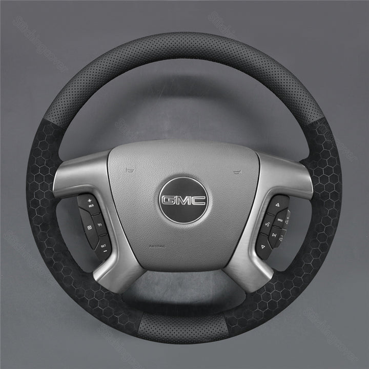 Steering Wheel Cover For GMC Sierra 1500 2500 3500 Acadia Savana Yukon 2007-2024