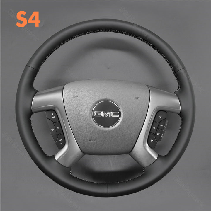 Steering Wheel Cover For GMC Sierra 1500 2500 3500 Acadia Savana Yukon 2007-2024
