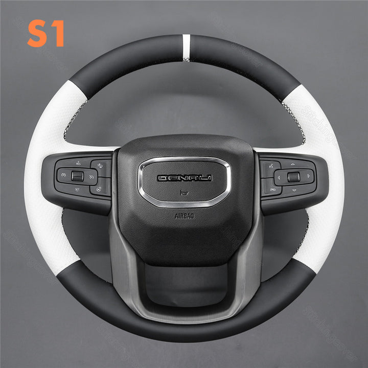 Steering Wheel Cover For GMC Sierra 1500 Limited 2500 3500 Yukon 2019-2024