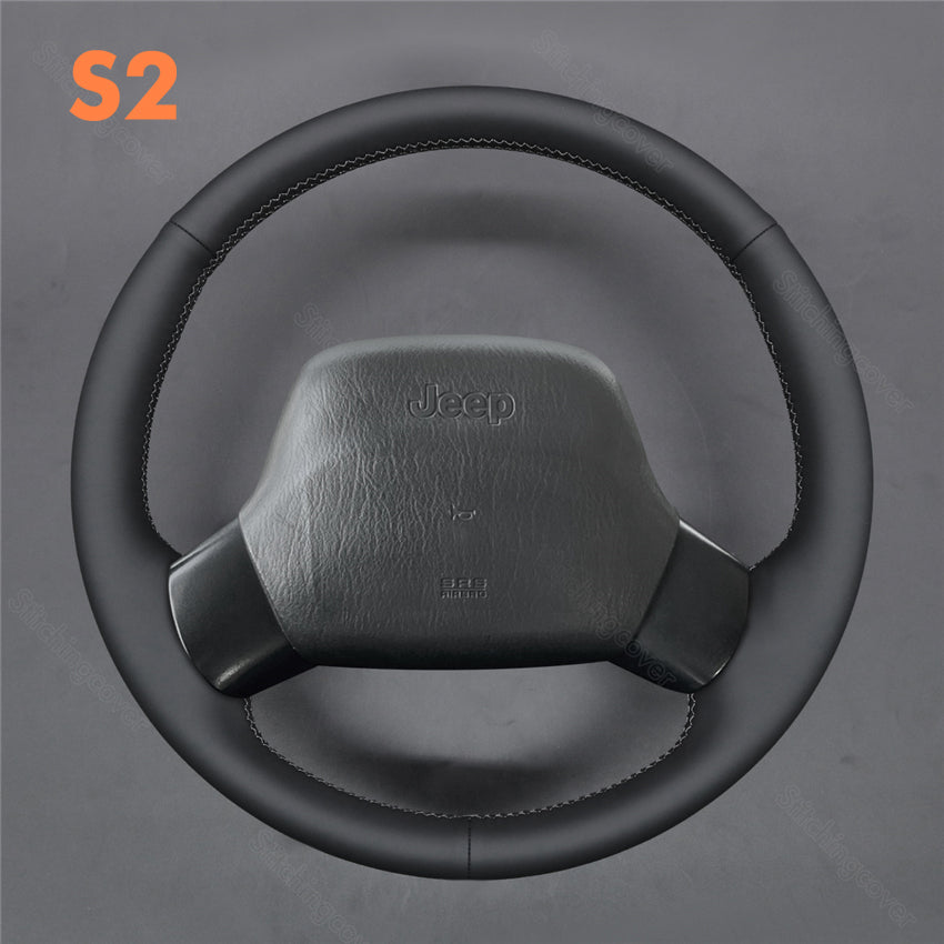 Coprivolante Auto Volante Booster Copertura Antiscivolo Accessori Interni Auto Per Jeep Per Renegade Per Wrangler Per Liberty (Color : 2 Coprivolante Auto Volante Booster Copertura Antiscivolo Accessori Interni Auto Per Jeep Per Renegade Per Wrangler Per Liberty (Color : 2