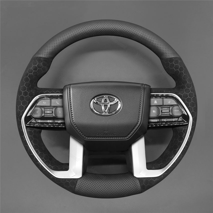 Steering Wheel Cover For Toyota Tundra 4Runner Tacoma Sequoia Crewmax 2022-2025