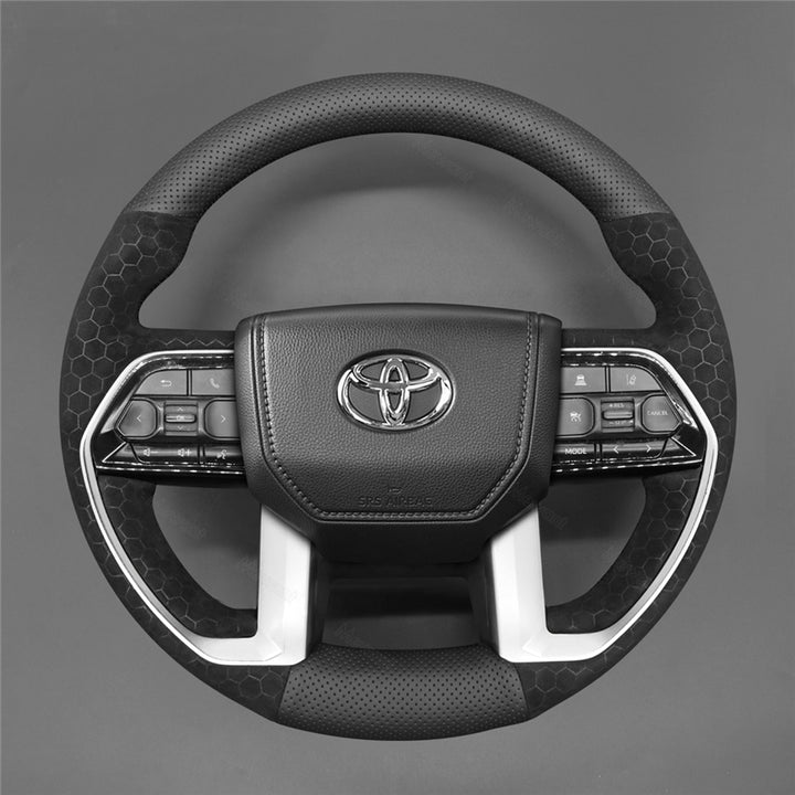 Steering Wheel Cover For Toyota Tundra 4Runner Tacoma Sequoia Crewmax 2022-2025