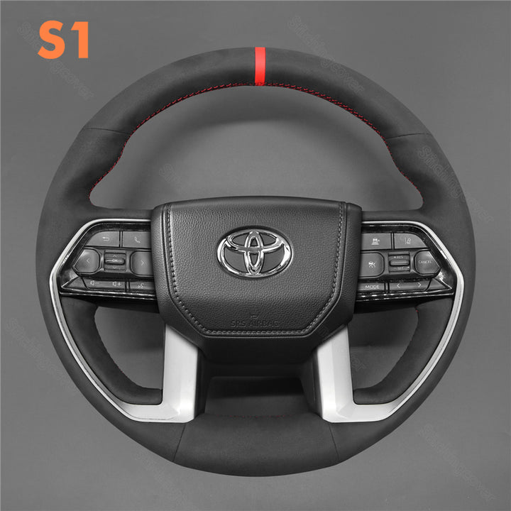 Steering Wheel Cover For Toyota Tundra 4Runner Tacoma Sequoia Crewmax 2022-2025